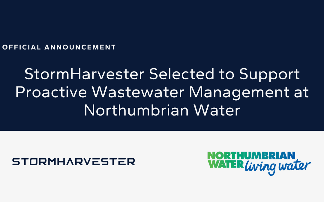 StormHarvester Selected to Support Proactive Wastewater Management at Northumbrian Water