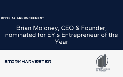 Brian Moloney, CEO & Founder of StormHarvester nominated for EY’s Entrepreneur of the Year