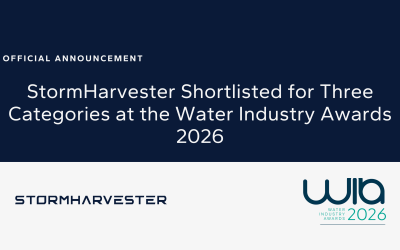 StormHarvester Shortlisted for Three Categories at the Water Industry Awards 2026