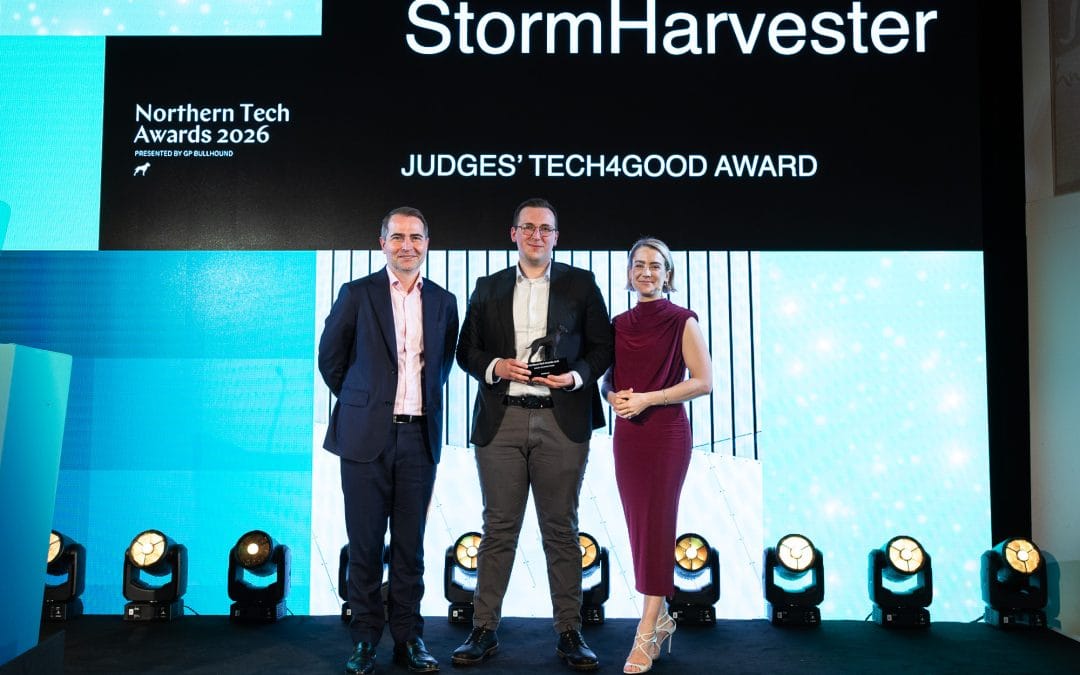 StormHarvester wins Tech4Good Award at Northern Tech Awards 2026