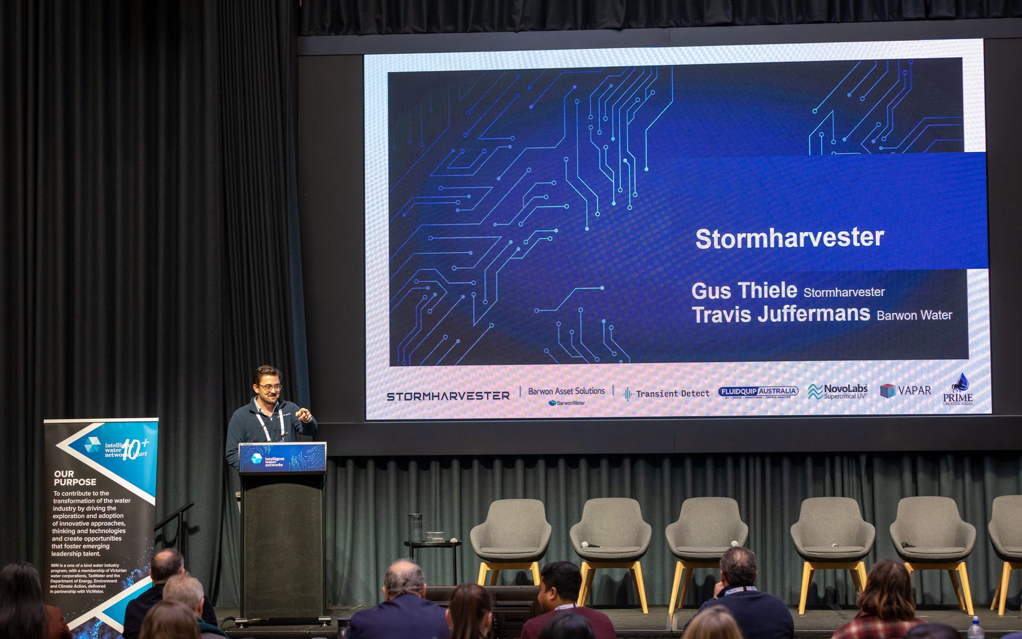 FITZ3250 StormHarvester team at Intelligent Water Networks Conference